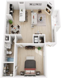 floor plan photo of the park at The  Marley